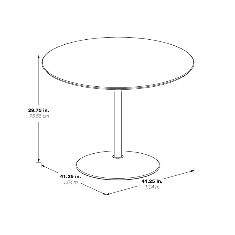 Orren Ellis Miele Pedestal Dining Table & Reviews Wayfair
